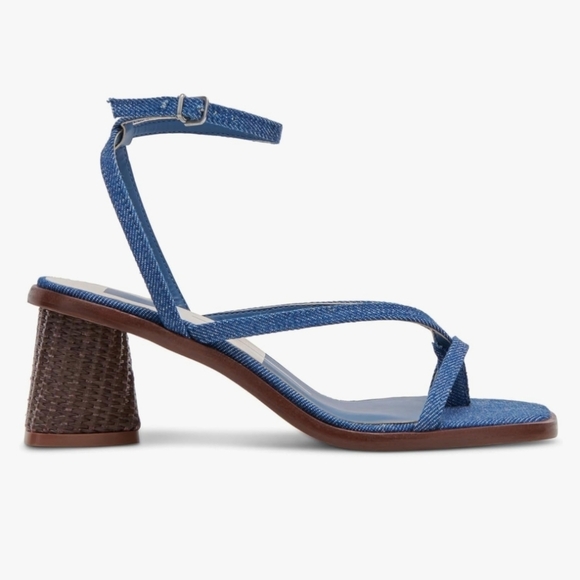 💙🔹️Dolce Vita 🔹️denim Blue BANITA Strappy Sandals - Picture 5 of 6